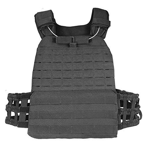 Multifuncional Deportes Al Aire Libre Body Armor Combate Asalto del Chaleco del Chaleco Táctico De Molle Chaleco Portador De La Placa del Chaleco (Color : Olive Drab, Size : One Size)