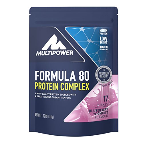 Multipower Formula 80, Sabor Blueberry Yoghurt - 510 gr