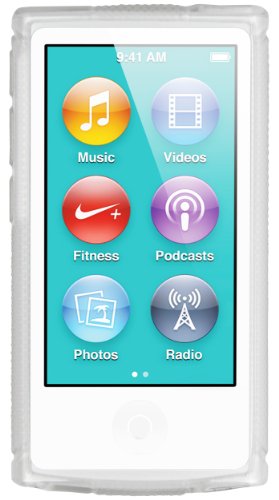 Mumbi X - Carcasa para Apple iPod Nano 7th Generation, color blanco transparente