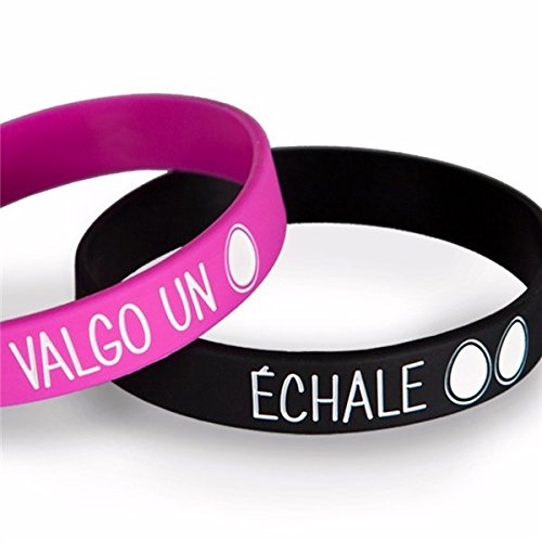 mundohuevo 2 Pulseras Silicona 20 cm