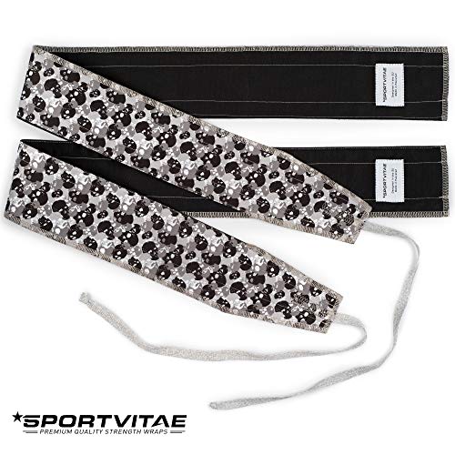 Muñequeras Deportivas Ajustables Tela Ripstop (Anti Rasgaduras) Strength Wrist Wraps Crossfit Powerlifting Bodybuilding Gimnasia Olímpica Hombre Mujer