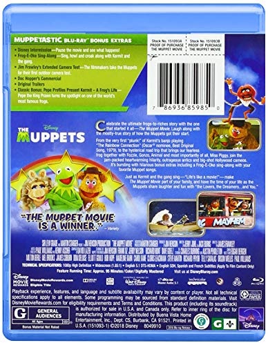 Muppet Movie [Edizione: Stati Uniti] [Italia] [Blu-ray]