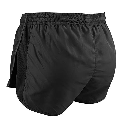 Muscle Alive Hombres Deportes Running 1" Élite División Corriendo Pantalones Cortos con Lado Malla Panel Rápido Seco Shorts