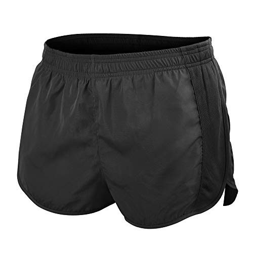 Muscle Alive Hombres Deportes Running 1" Élite División Corriendo Pantalones Cortos con Lado Malla Panel Rápido Seco Shorts