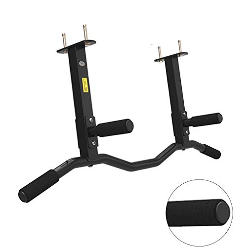 Musculación Pull-ups Poste Interior de Techo Simple Pull-ups con Fondo de viga Barra Horizontal de Pared Carga de 300 kg (Color : Black, Size : 100 * 35 * 15cm)