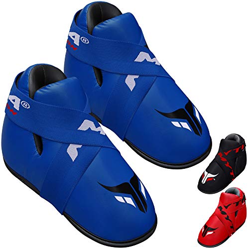 Mytra Fusion Semi Contact Boxing Shoes for MMA Martial Arts Muay Thai Combat Training (Blue, Small)