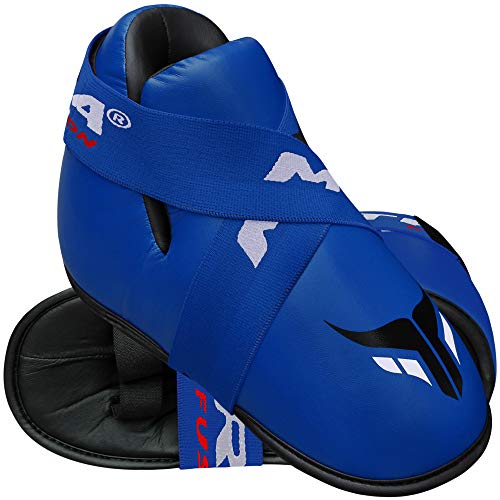 Mytra Fusion Semi Contact Boxing Shoes for MMA Martial Arts Muay Thai Combat Training (Blue, Small)