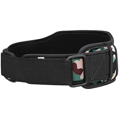 Mytra Fusion Unisex Gym Belt Fitness Belt for Exercise, Weightlifting, Powerlifting, Crossfit Training (Camo Green, Medium)