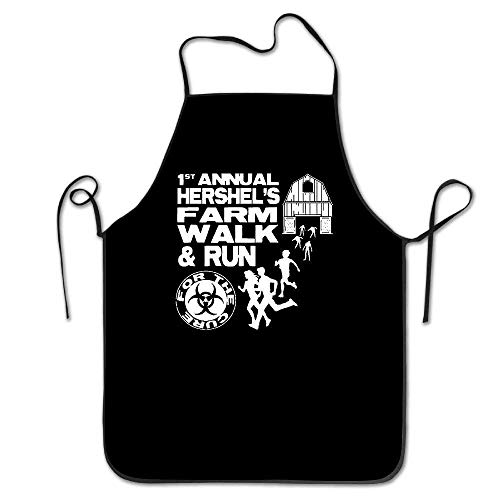 N\A 100% Poliéster Primer Anual Hershel's Farm Walk & Run Cure Zombie Apocolypse Delantal de Chef Adulto