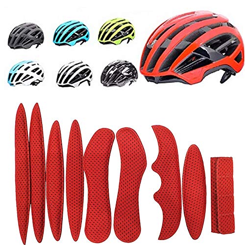 N/A Juego de 2 Almohadillas para Casco de Bicicleta, Almohadillas de Espuma universales para Casco de Bicicleta, Motocicleta
