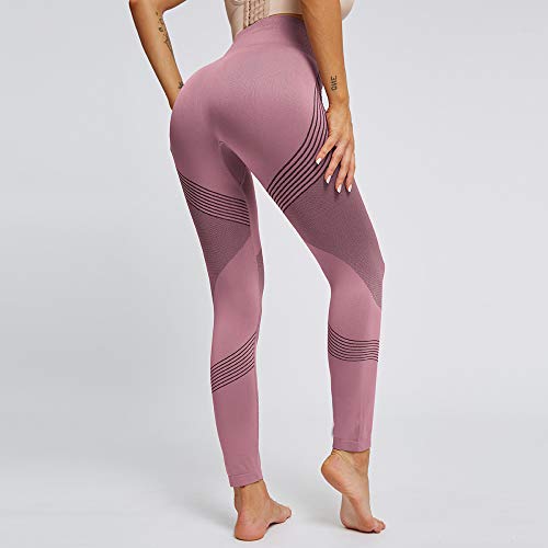 NA Pantalones de Cintura Alta para Mujer Pantalones Deportivos de Yoga Leggings de Gran tamaño de Secado rápido