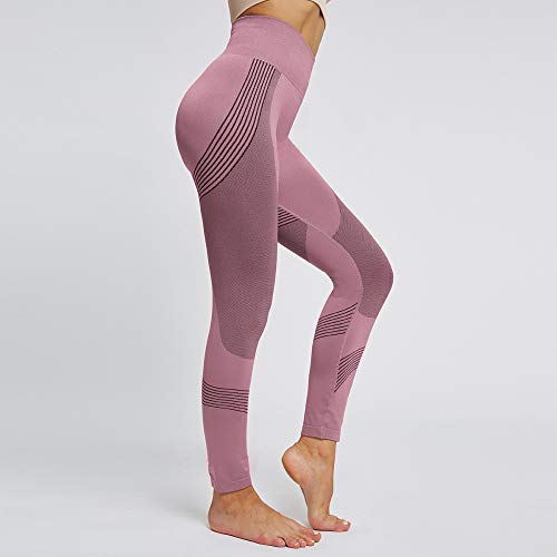 NA Pantalones de Cintura Alta para Mujer Pantalones Deportivos de Yoga Leggings de Gran tamaño de Secado rápido