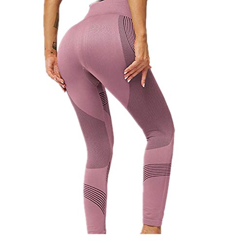 NA Pantalones de Cintura Alta para Mujer Pantalones Deportivos de Yoga Leggings de Gran tamaño de Secado rápido