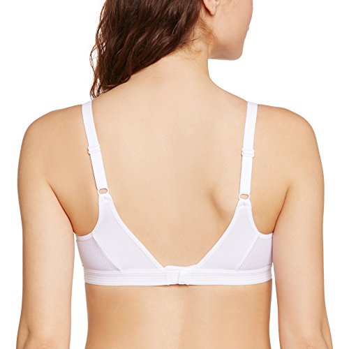 Naturana Jade - Sujetador deportivo para mujer, color Blanco, talla 105D (Taille Fabricant : 90D)