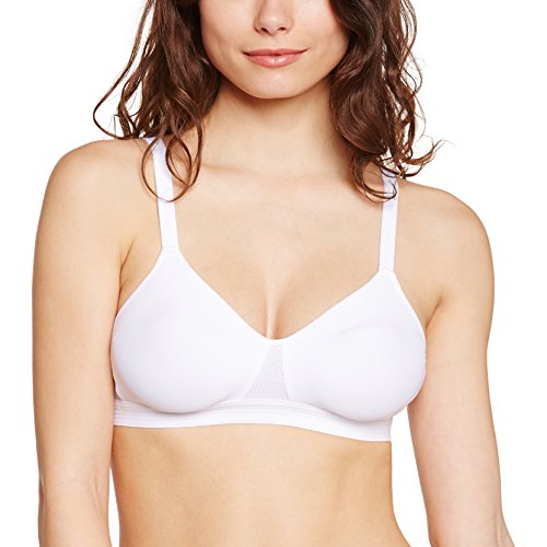 Naturana Jade - Sujetador deportivo para mujer, color Blanco, talla 105D (Taille Fabricant : 90D)