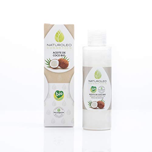 Naturoleo Cosmetics - Aceite de Coco BIO - 100% Puro y Natural Ecológico Certificado