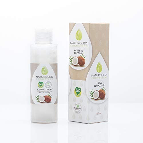 Naturoleo Cosmetics - Aceite de Coco BIO - 100% Puro y Natural Ecológico Certificado