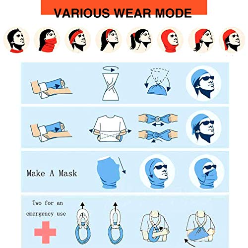 ncnhdnh Microfiber Neck Scarf Gaiter Headwear Cover Shield Seamless Pattern with Kettlebells and Dumbbells in Head Wear Cover Shield