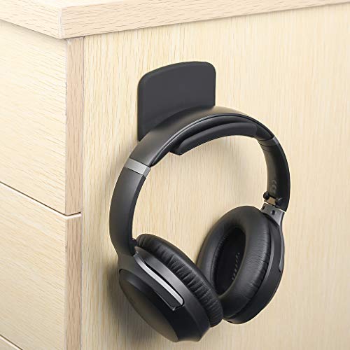 Neetto Percha de Silicona para Auriculares, Soporte para Auriculares, Percha para Auriculares, Múltiples Dispositivos, Escritorio, Pared, Mesa, Universal, Auriculares Juegos, Cables - HS907