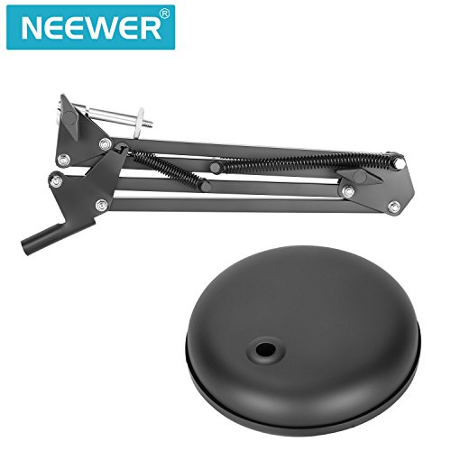 Neewer Ajustable Escritorio Suspensión Soporte de Brazo de Tijera con Base para Logitech Webcam C922 C930e C930 C920 C615