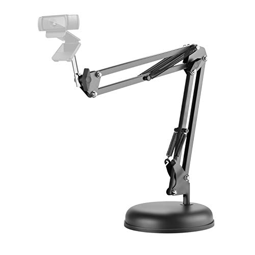 Neewer Ajustable Escritorio Suspensión Soporte de Brazo de Tijera con Base para Logitech Webcam C922 C930e C930 C920 C615