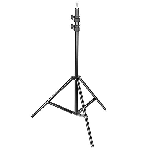 Neewer Soporte de Luz para Trabajo Pesado, 92-200cm Soporte Fotográfico Ajustable Trípode Robusto para Reflectores, Cajas de Luz, Luces, Paraguas, Capacidad Carga 8kg