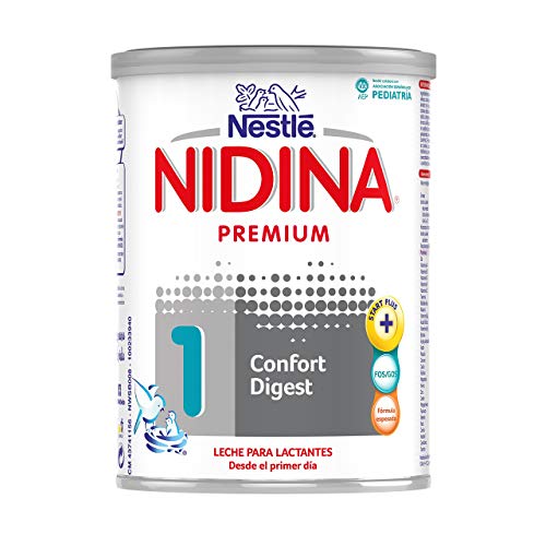 Nestlé NIDINA CONFORT DIGEST 1 - Leche para lactantes en polvo - Fórmula Para bebés -Desde el primer día - 800g