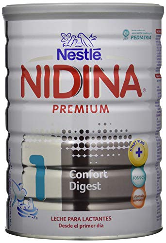 Nestlé NIDINA CONFORT DIGEST 1 - Leche para lactantes en polvo - Fórmula Para bebés -Desde el primer día - 800g