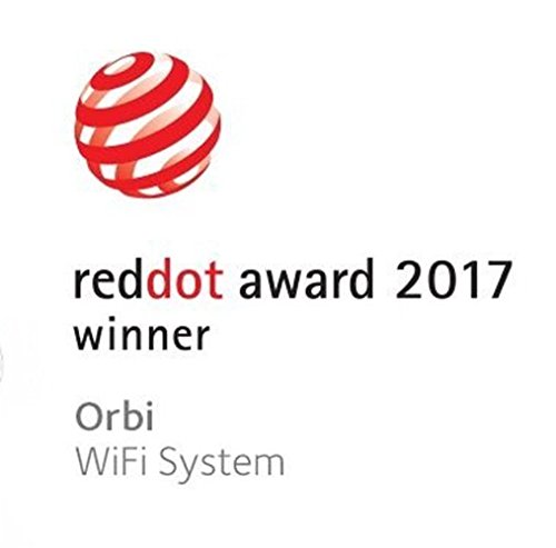 Netgear Orbi RBK50 - Sistema Mesh Wi-Fi TriBanda AC3000, cobertura de hasta 350 m², kit de 2, con 1 router y 1 satélite, Color Blanco