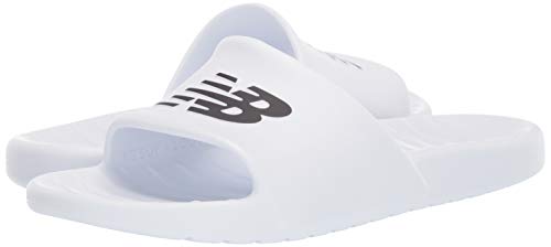 New Balance 100v1, Sandalias para ponerlas Hombre^Hombre, Color Blanco, 45 EU