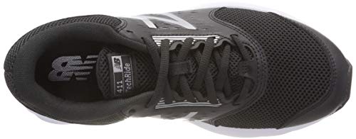 New Balance 411, Zapatillas de Running para Mujer, Negro (Black/White), 36 EU