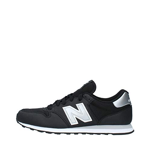 New Balance 500 Core, Zapatillas para Hombre, Negro Black Silver Black Silver, 43 EU