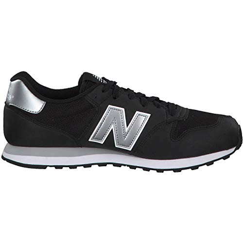 New Balance 500 Core, Zapatillas para Hombre, Negro Black Silver Black Silver, 44.5 EU