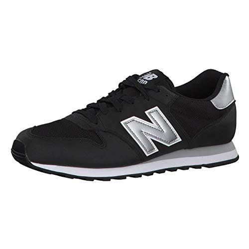 New Balance 500 Core, Zapatillas para Hombre, Negro Black Silver Black Silver, 44.5 EU