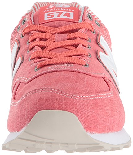 New Balance 574 Core, Zapatillas para Mujer, Corail Blanc Épicé, 36 EU Large