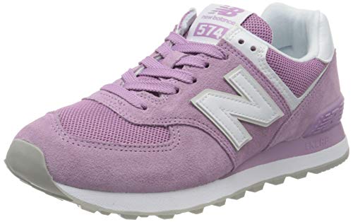 New Balance 574, Zapatillas Clásicas para Mujer, Morado (Canyon Violet with White), 40.5 EU