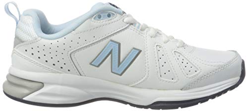 New Balance 624v5, Zapatillas Deportivas para Interior para Mujer, Blanco (White White), 40 EU
