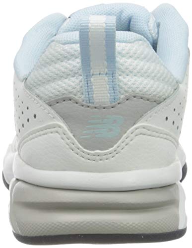 New Balance 624v5, Zapatillas Deportivas para Interior para Mujer, Blanco (White White), 40 EU