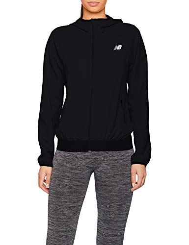 New Balance Accelerate Sudadera, Mujer, Black, M