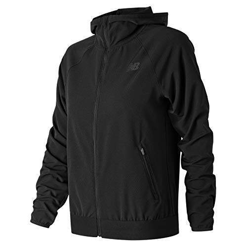 New Balance Accelerate Sudadera, Mujer, Black, M