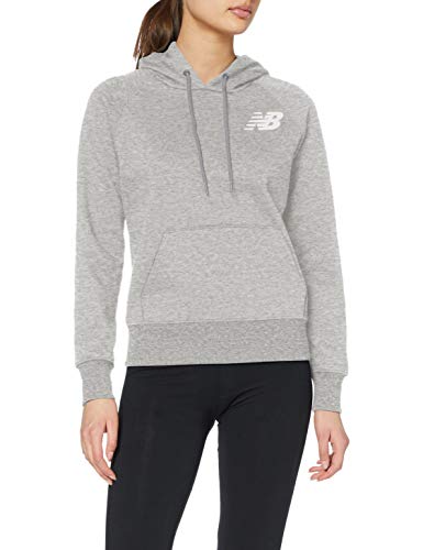 New Balance Core Fleece Capucha, Mujer, Athletic Grey, XS