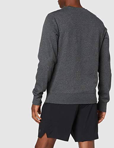 New Balance Core Fleece Crew Camiseta, Hombre, Heather Charcoal, Small