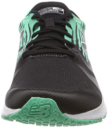 New Balance Flash v3, Zapatillas de Correr para Hombre, Negro (Black/Green Black/Green), 40.5 EU