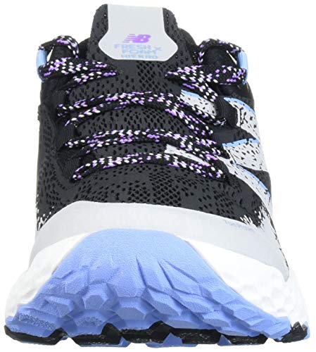 New Balance Hierro V5 Fresh Foam, Zapatillas para Carreras de montaña para Mujer, Negro Neo Violeta, 39.5 EU