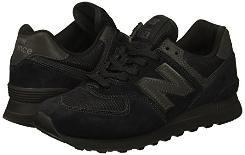 New Balance Hombre 574v2-core Trainers Zapatillas, Negro (Triple Black), 36 EU