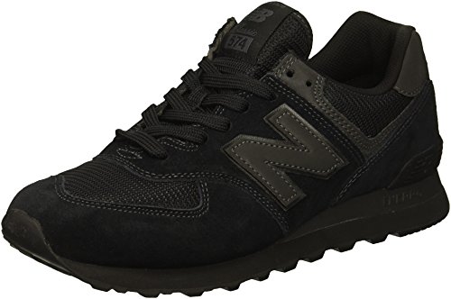 New Balance Hombre 574v2-core Trainers Zapatillas, Negro (Triple Black), 45 EU