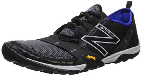 New Balance Minimus 10, Zapatillas de Running para Asfalto para Hombre, Negro Y Azul UV, 45 EU