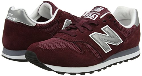 New Balance ML373, Zapatillas para Hombre, Rojo (Burgundy/Silver), 40 EU