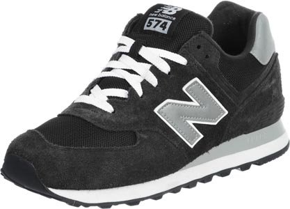 New Balance ML574, Zapatillas Hombre, Negro (Black/Grey), 40 EU