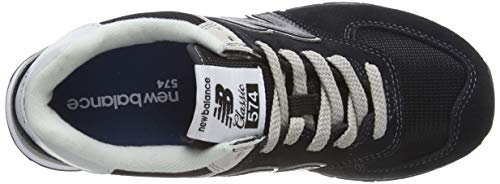 New Balance Mujer 574v2 Core, Zapatillas Negro (Black), 39 EU